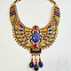 Necklace in Egyptian style with lapis lazuli, Necklace, St. Petersburg,  Фото №1