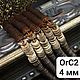 Пайетки 4 мм рифленые OR C2 (250 шт.) Франция, Пайетки, Красногорск,  Фото №1