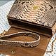 Сумочка из кожи питона. Сумка через плечо. Brand Fusion. Ярмарка Мастеров.  Фото №4