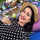 Шляпка канотье из соломы с двойным бежево-шоколадной лентой. Шляпы. Hats-And-Caps (Елена). Ярмарка Мастеров.  Фото №6