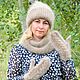 Order Fashionable winter down-filled set of 'chunky Marshmallow '. Down shop (TeploPuha34). Livemaster. . Headwear Sets Фото №3