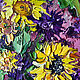 Oil painting sunflowers 'Bouquet with sunflowers'. Pictures. Svetlana Samsonova. My Livemaster. Фото №6