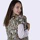 Заказать Войлочный жилет овечьи кудри. Экостиль. Татьяна Дубкова (magnificentfelt). Ярмарка Мастеров. . Жилеты Фото №3