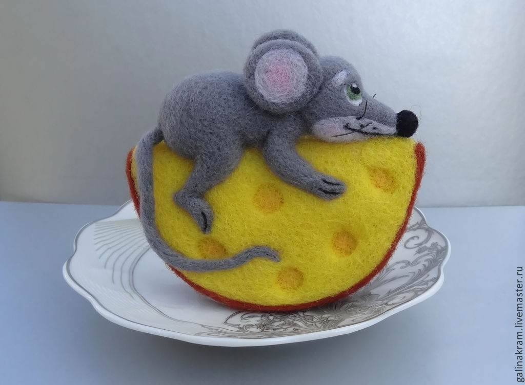 Мышка и сыр в интернет-магазине Ярмарка Мастеров по цене 3500 ...