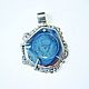 The amulet 'the Gift of Veles.' Silver,gold,agate,Topaz, Amulet, Lesnoj,  Фото №1