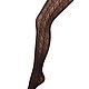 Order Fishnet tights made of gray and brown wool. Butichok from N.. Livemaster. . Vintage tights Фото №3