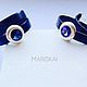 Сияние (темно-синий). Браслет из бусин. mariSkai Design Jewelry by Maria L.. Ярмарка Мастеров.  Фото №4