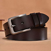 Аксессуары handmade. Livemaster - original item Men`s leather belt 