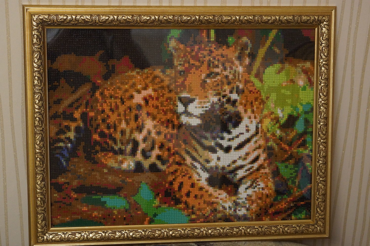 Алмазная мозаика Milato леопард