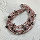Order Necklace made of lepidocrocite, rose quartz and tourmaline. Sonia Dov jewellery. Livemaster. . Necklace Фото №3