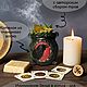 Ритуальная свеча Ведьмин котел с Изумрудным Зельем. Ритуальная свеча. Мелодия Огня. Ярмарка Мастеров.  Фото №5