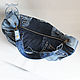 Женская джинсовая сумка на плечо Тюльпан 16. Сумка-мешок. Роза Ветров. Ярмарка Мастеров.  Фото №5