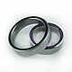 Wedding rings with black onyx and pink sugilite. Rings. asgdesign. My Livemaster. Фото №5