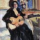 Константин Коровин. \r\nДама с гитарой. \r\n1911 г.