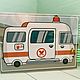 Альбом с игоами на липучках "Тока Бока/Toca Boca Больница". Кукольные домики. Lip-pip-igry-na-lipuchkah. Ярмарка Мастеров.  Фото №7