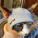 Order Clothing for cats 'Cap - summer sports'. Happy-sphynx. Livemaster. . Pet clothes Фото №3