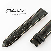 Украшения handmade. Livemaster - original item 21 mm Crocodile Leather Watch Strap. Handmade.