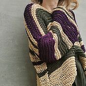 Одежда handmade. Livemaster - original item Cotton Sweater Long Oversize Sweater for Summer. Handmade.