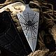 Тычковый нож (push dagger) Spider. Ножи. ZLATHUNTER (ЗЛАТОУСТОВСКИЕ НОЖИ). Интернет-магазин Ярмарка Мастеров.  Фото №2