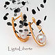 Earrings with Swarovski pearls, Earrings, Riga,  Фото №1