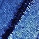 Заказать Пайетки синие, двухсторонние арт. 87Р40-3. Ткани из Флоренции. Ярмарка Мастеров. . Ткани Фото №3