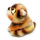 Ceramic figurine 'Pug'. Figurine. aboka. My Livemaster. Фото №5