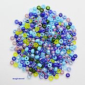 Материалы для творчества handmade. Livemaster - original item 10g 8/0 Miyuki MIX 14 gems Japanese beads Miyuki mix. Handmade.