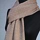 Домотканый шарф "Ромбы". Меринос. Шарфы. Weaving Finds. Ручное ткачество.. Ярмарка Мастеров.  Фото №5
