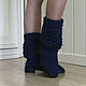 Demi-season boots "Alice". High Boots. KnittedBoots. My Livemaster. Фото №4