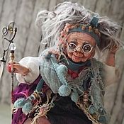 Куклы и игрушки handmade. Livemaster - original item The old witch. Handmade.