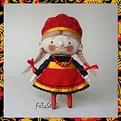 Куклы и игрушки handmade. Livemaster - original item Ballerina red Petite doll. Handmade.