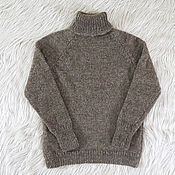 Мужская одежда handmade. Livemaster - original item Sweater knitted of 100% sheep wool (No. №793). Handmade.