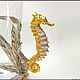 Seahorse Beer glass z10840. Wine Glasses. zlatiks2. Online shopping on My Livemaster.  Фото №2