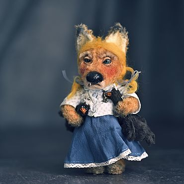 Авторская Коллекционная Тедди Лиса Таня. . Куклы и игрушки ручной работы - Ярмарка Мастеров Куклы и игрушки ручной работы. Ярмарка Мастеров - ручная работа Авторская Коллекционная Тедди Лиса Таня. Handmade.