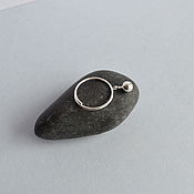 Украшения handmade. Livemaster - original item Silver ring with movable ball. Handmade.