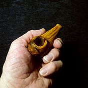 Сувениры и подарки handmade. Livemaster - original item Smoking pipe small pocket of apricot. Handmade.