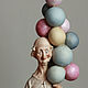 Винтаж: Дедушка с шариками 1964 Giuseppe Cappe Capodimonte фарфор Каппе. Статуэтки винтажные. Kunst Galerie. Ярмарка Мастеров.  Фото №4