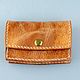 Business card holder made from vegetable tanned leather, Business card holders, Livny,  Фото №1
