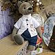 Гриша Лапоножкин, мишка тедди. Мишки Тедди. teddy.toy.for.you. Ярмарка Мастеров.  Фото №4