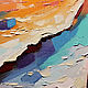 Картина пейзаж "Море на закате" Парусник. Морской декор. Картины. Картина от Ани. Ярмарка Мастеров.  Фото №5