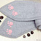 Order Knitted ladies scarf with cat paws Fox. Space Cat Knitting. Livemaster. . Scarves Фото №3