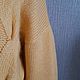 Свитер "Солнце" 100% кашемир. Свитеры. Вера / Kirshvery_knit (kirshvery) (kirshvery). Ярмарка Мастеров.  Фото №5