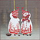 Снежка - игрушка новогодняя, подвеска на ёлку, Подвески, Вознесенское,  Фото №1