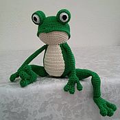 Куклы и игрушки handmade. Livemaster - original item frog. Handmade.
