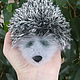 Soft knitted toy: Hedgehog... just a hedgehog ). Stuffed Toys. Warm toys. My Livemaster. Фото №6
