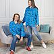 Camisa de viscosa Samurai para hombre'. Blouses. NATALINI. My Livemaster. Фото №7