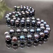 Работы для детей, handmade. Livemaster - original item Beads made of natural river pearls in the shape of a ball. Handmade.