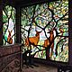 Витраж Тиффани в двери, в окна. Витраж в ниши. Витражи. Фоминские Ремесленные Мастерские. Ярмарка Мастеров.  Фото №7