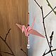 Подвеска журавлик оригами, Подвески, Северская,  Фото №1