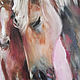 Order Mother horse and foal, oil painting on canvas, in the nursery. myfoxyart (MyFoxyArt). Livemaster. . Pictures Фото №3